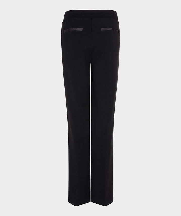 EsQualo Black Trousers Wide Modal