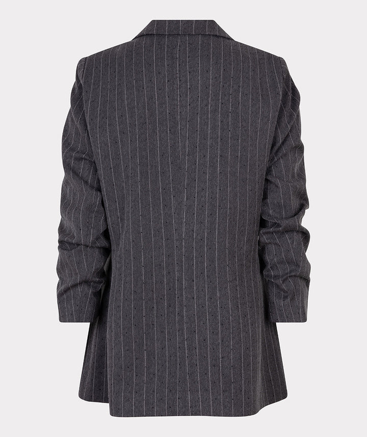 EsQualo Dark Grey Blazer Stripe with Studs