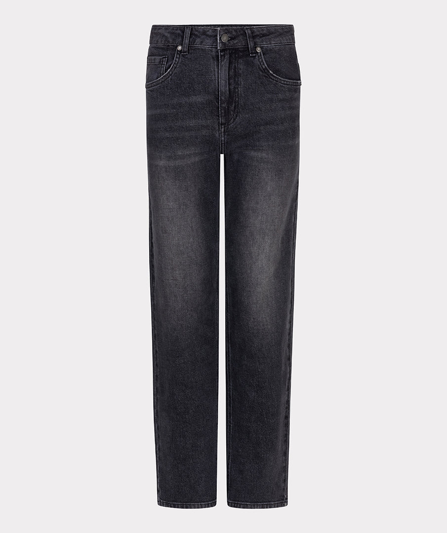 EsQualo Dark Grey Straight Fit Jeans