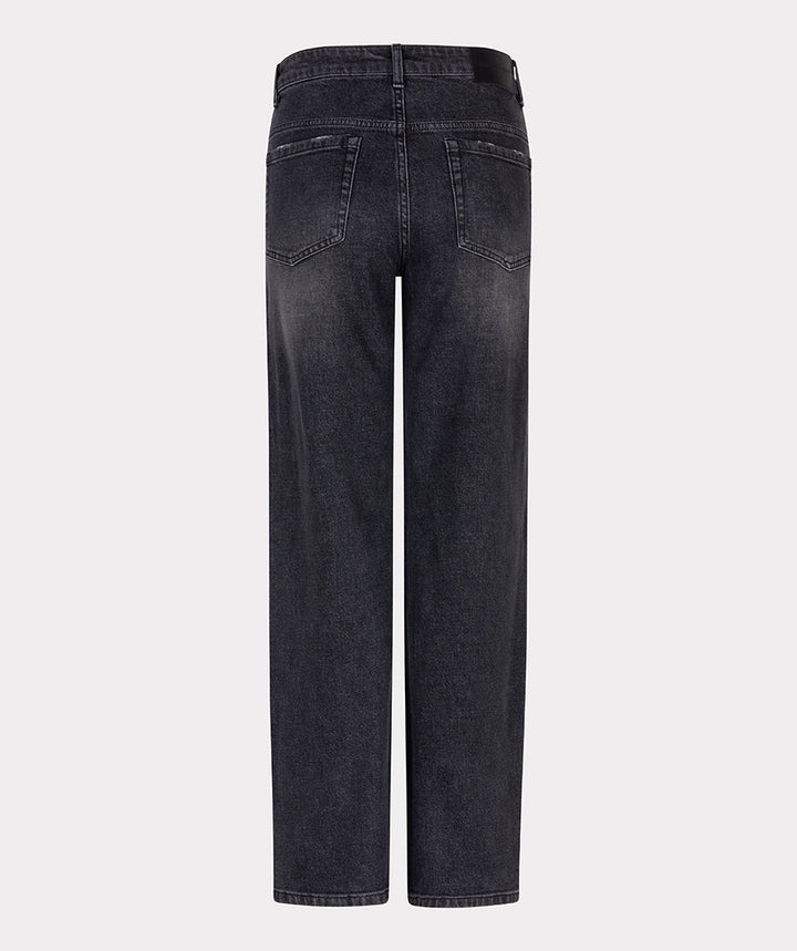 EsQualo Dark Grey Straight Fit Jeans
