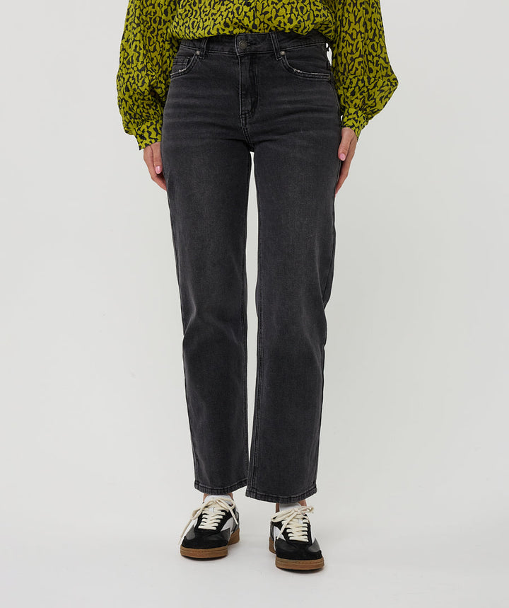 EsQualo Dark Grey Straight Fit Jeans