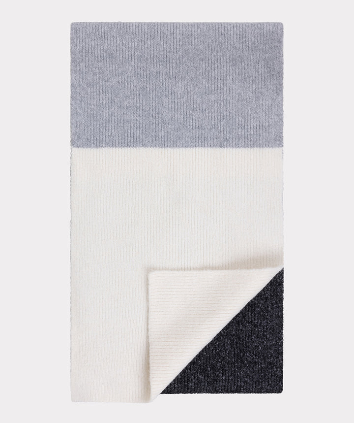 EsQualo Grey Blocks Scarf