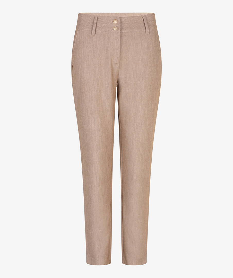 EsQualo Sand Chino Stretch Trousers