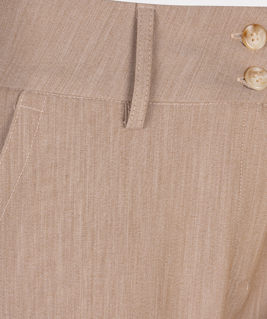 EsQualo Sand Chino Stretch Trousers