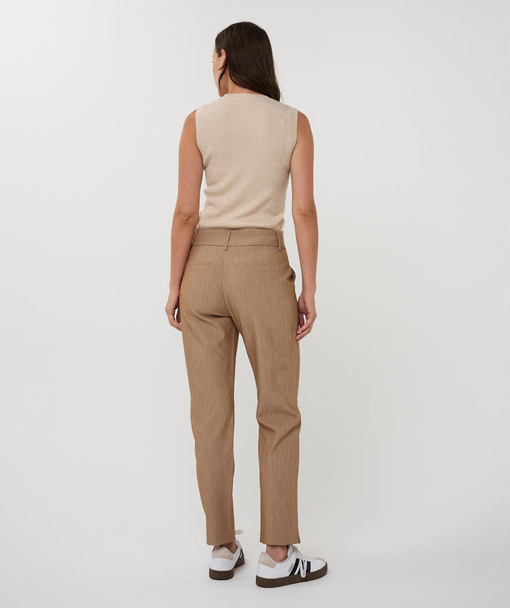 EsQualo Sand Chino Stretch Trousers