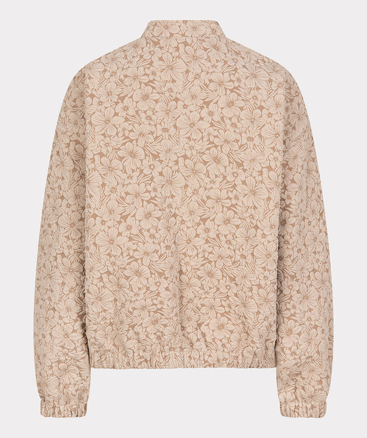 EsQualo Sand Flower Bomber Jacket