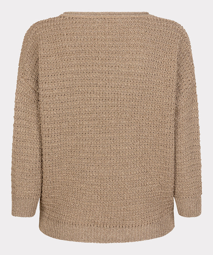 EsQualo Sand Oversized Sweater