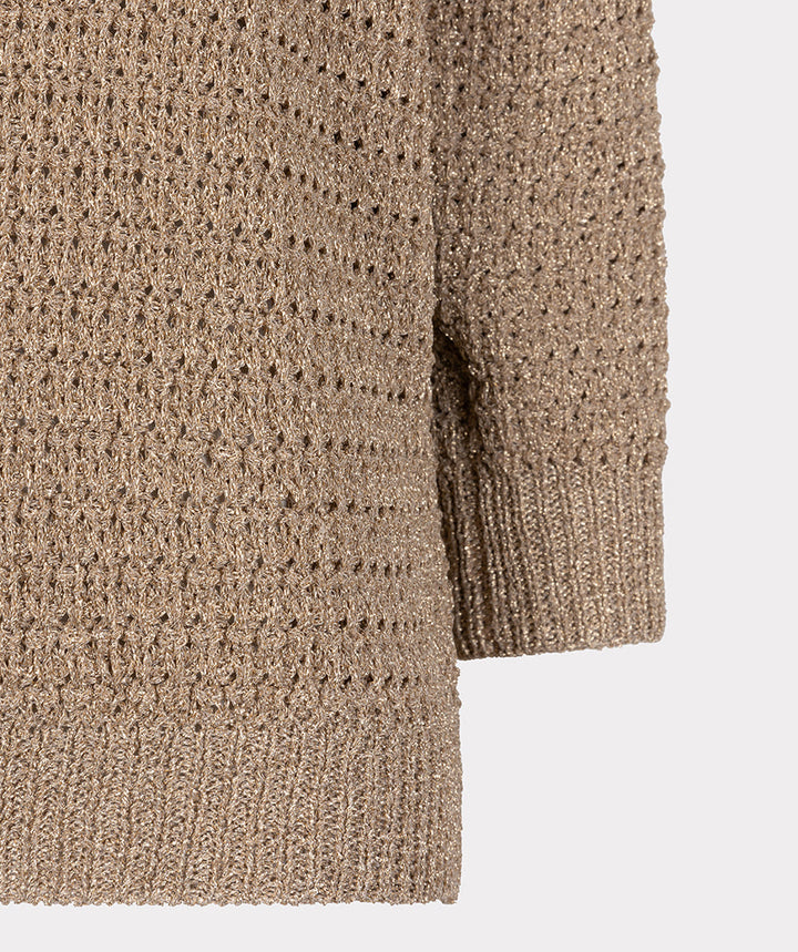 EsQualo Sand Oversized Sweater