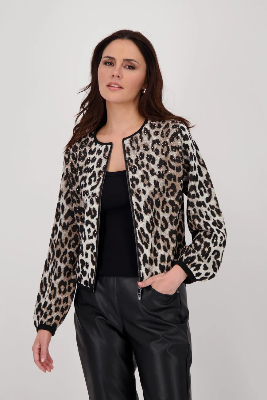 Monari Leopard Print Jacket