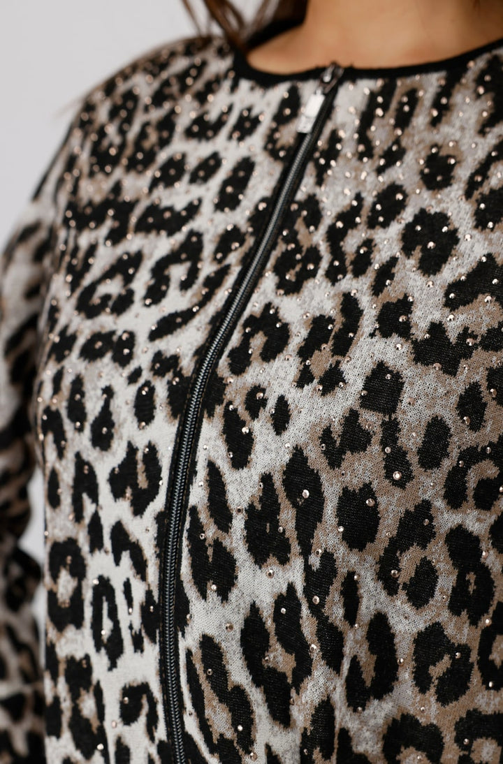 Monari Leopard Print Jacket