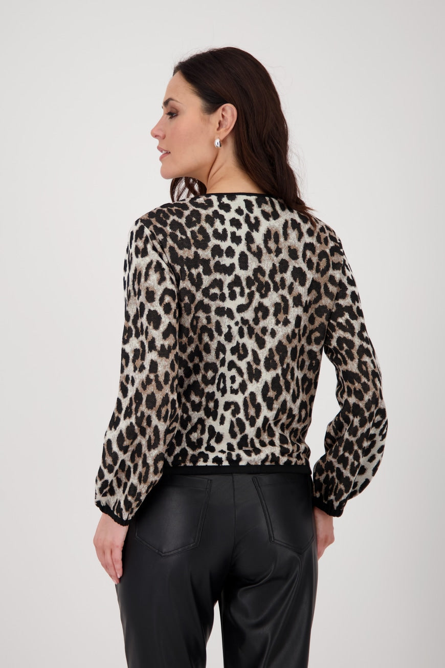Monari Leopard Print Jacket