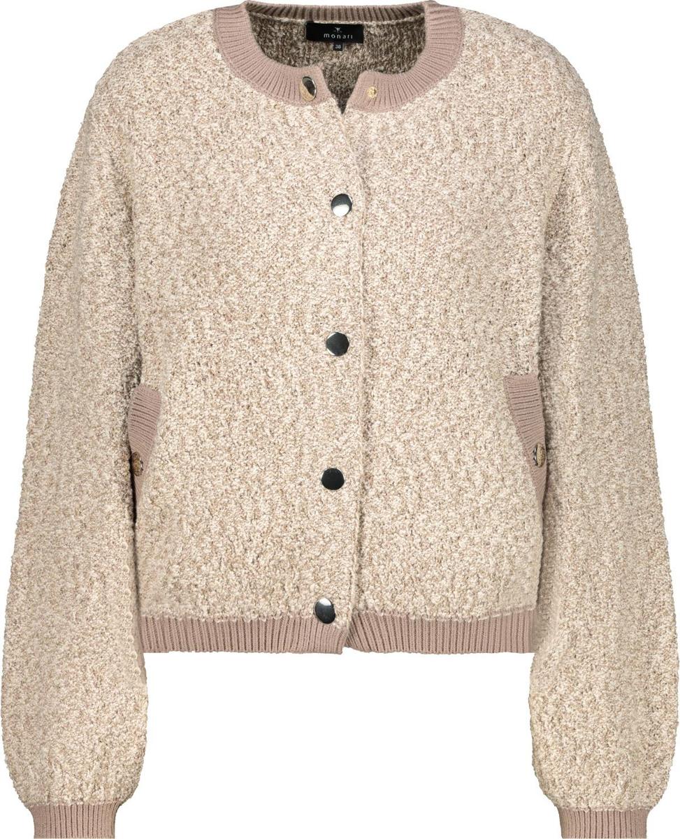 Monari Truffle Strick Tweed Jacket