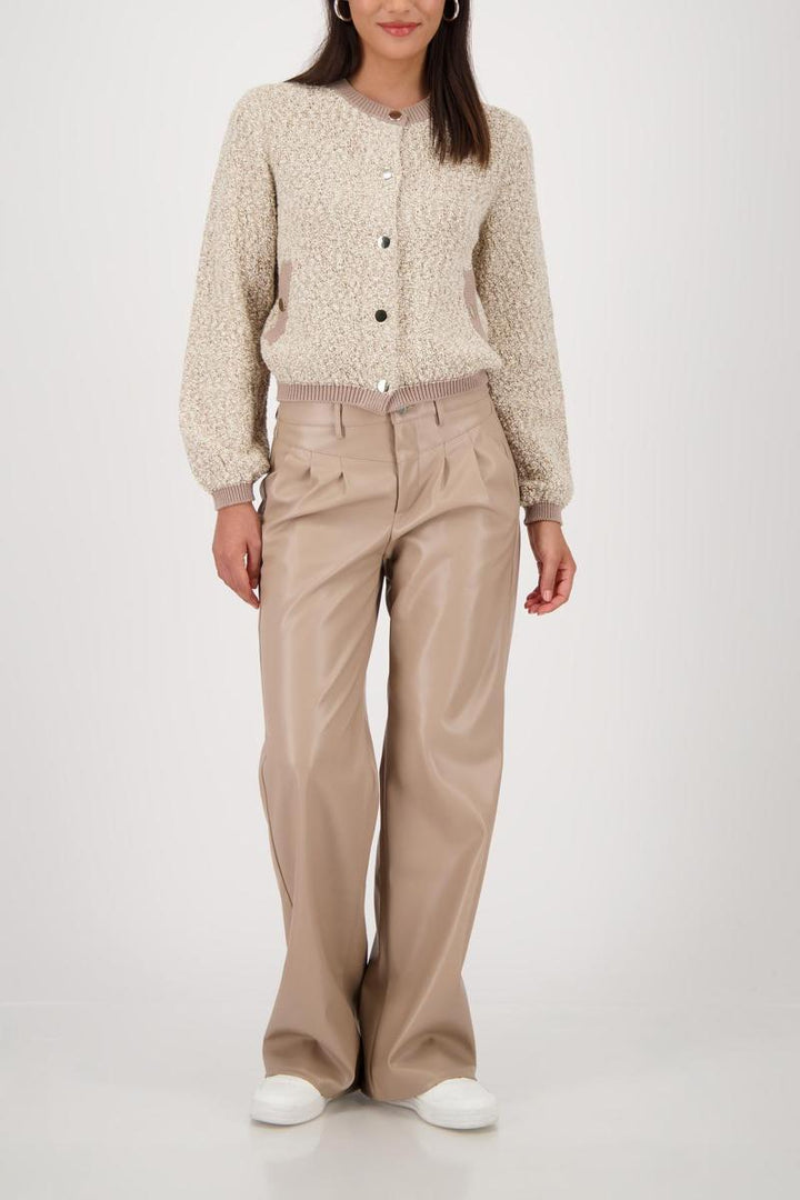 Monari Truffle Strick Tweed Jacket