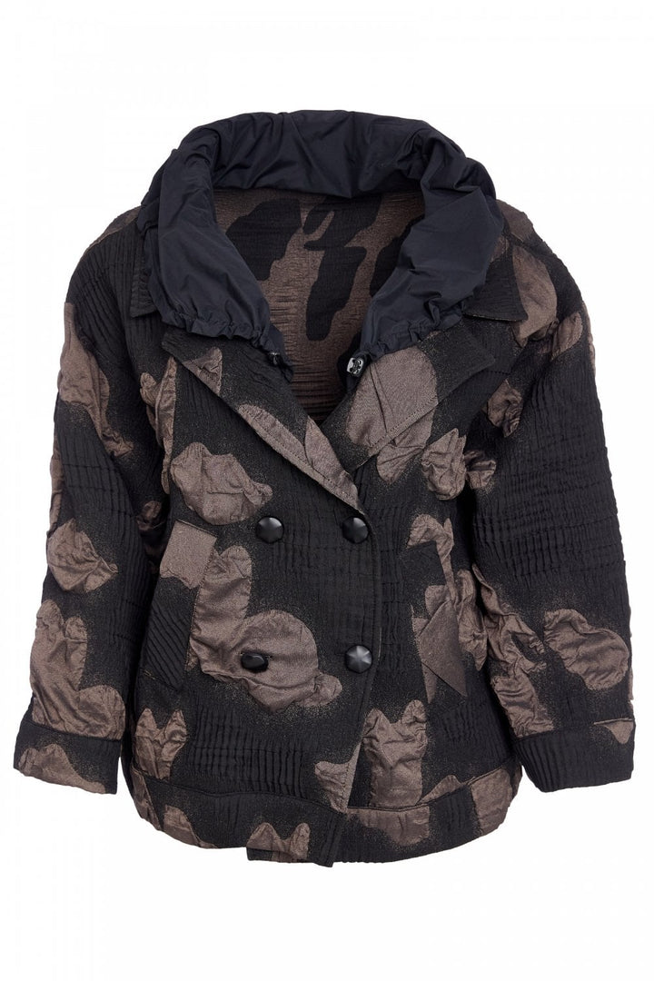 Naya Double Breasted Jacquard Jacket