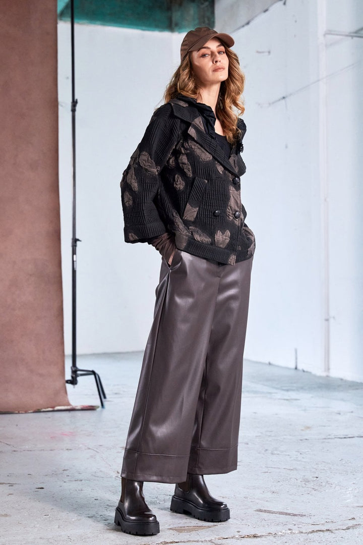 Naya Double Breasted Jacquard Jacket
