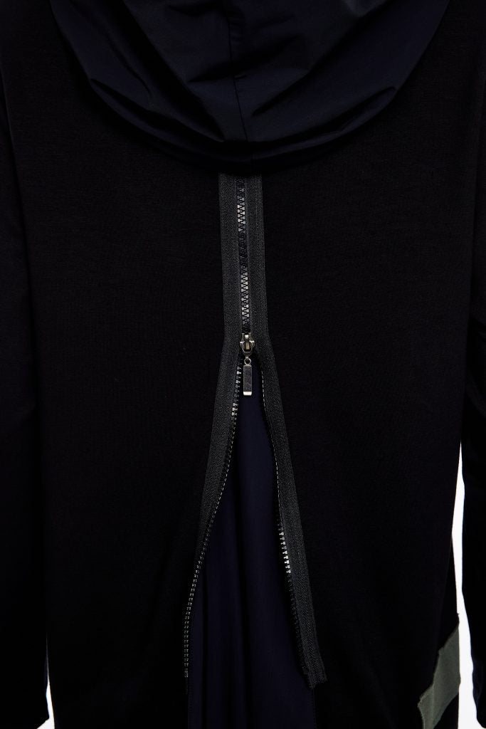 Naya Hooded Top with Contrast Trim
