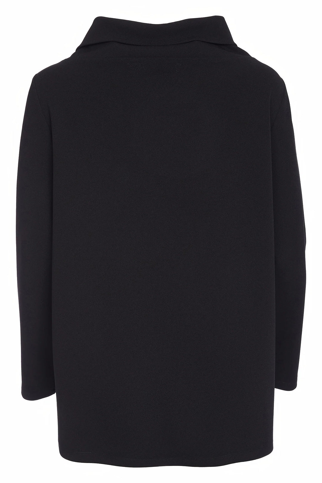 Ora Roll Collar Top with Beaded Panel Detail