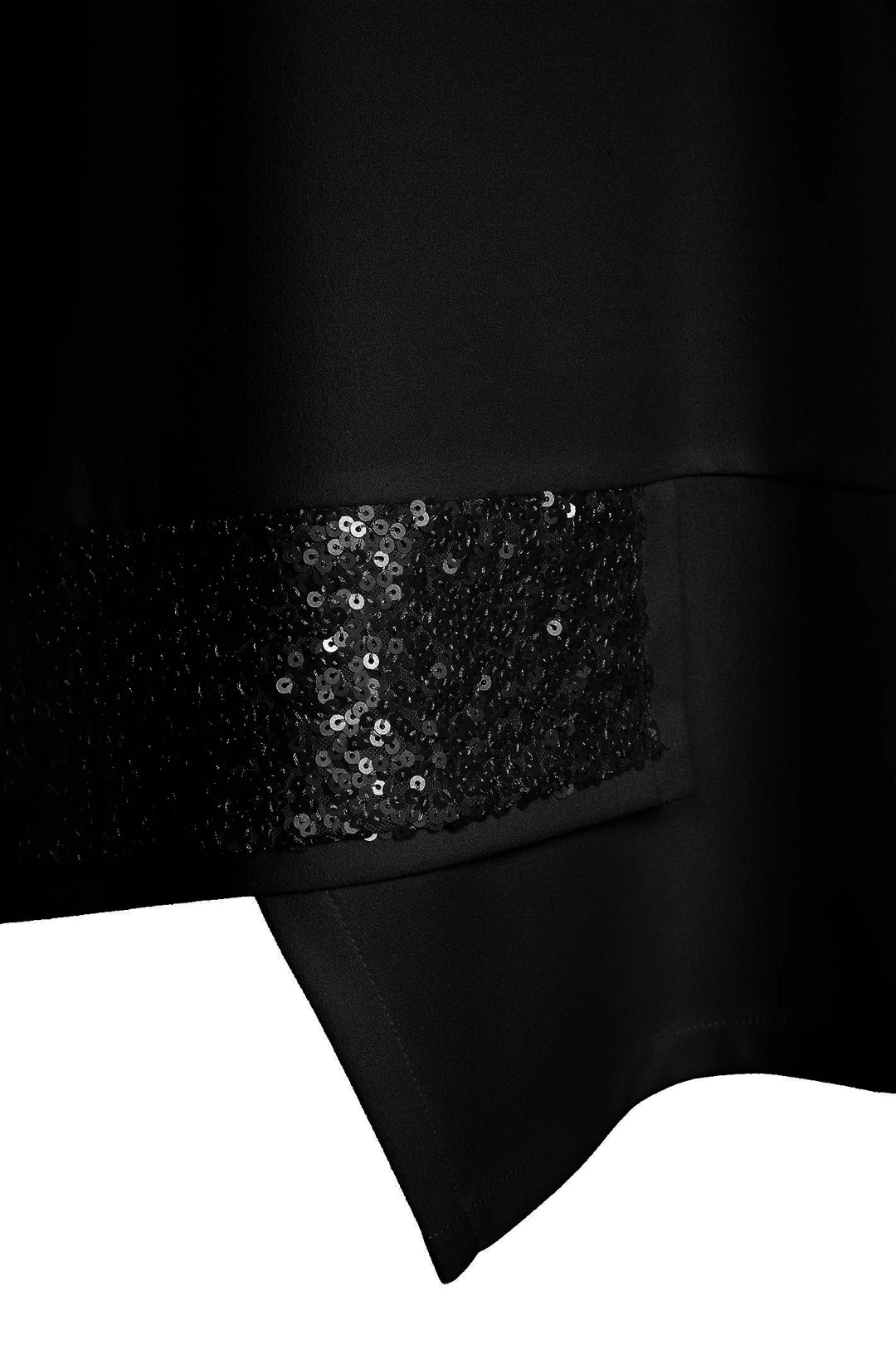 Ora Roll Collar Top with Beaded Panel Detail
