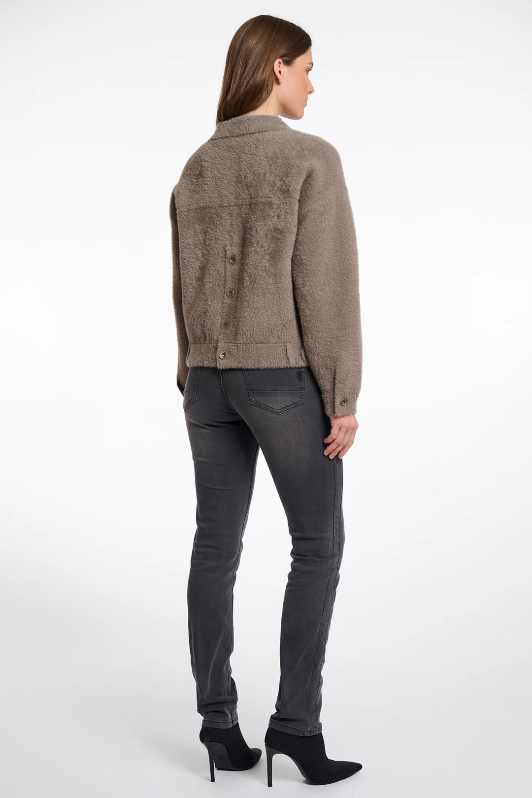 Rino & Pelle Bubbly Boxy Jacket Taupe