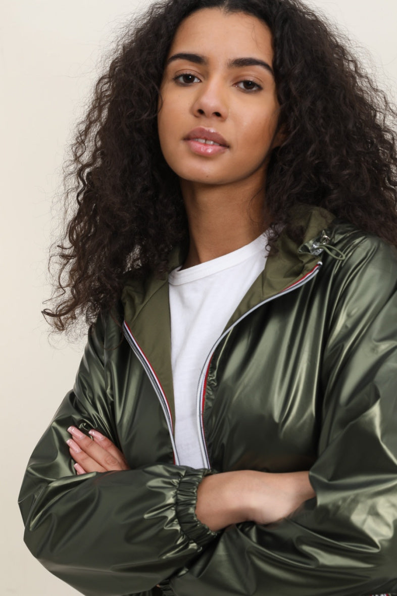 Waterproof Reversible Windbreaker
