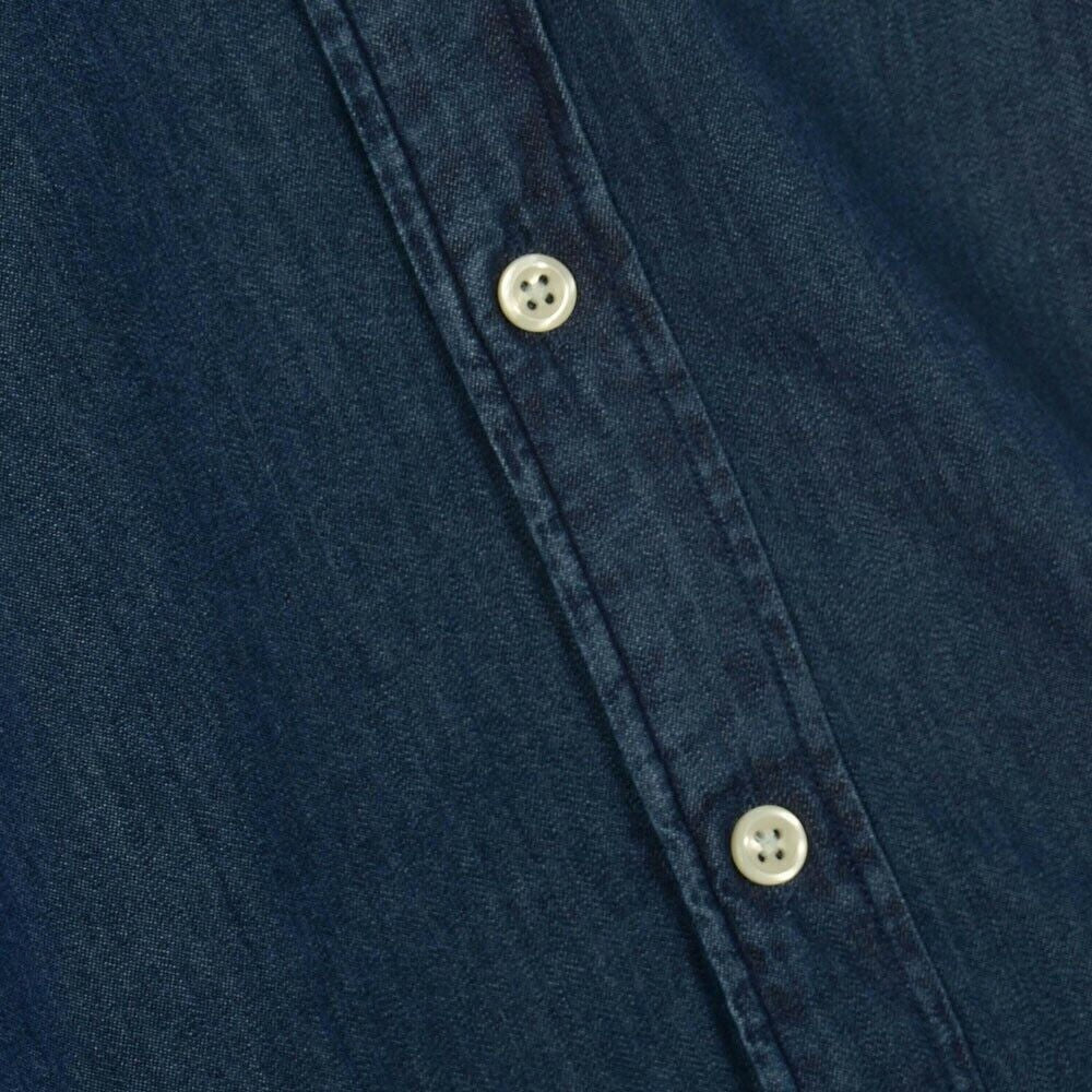 GANT Slim Fit Button Collar Shirt, Navy Blue
