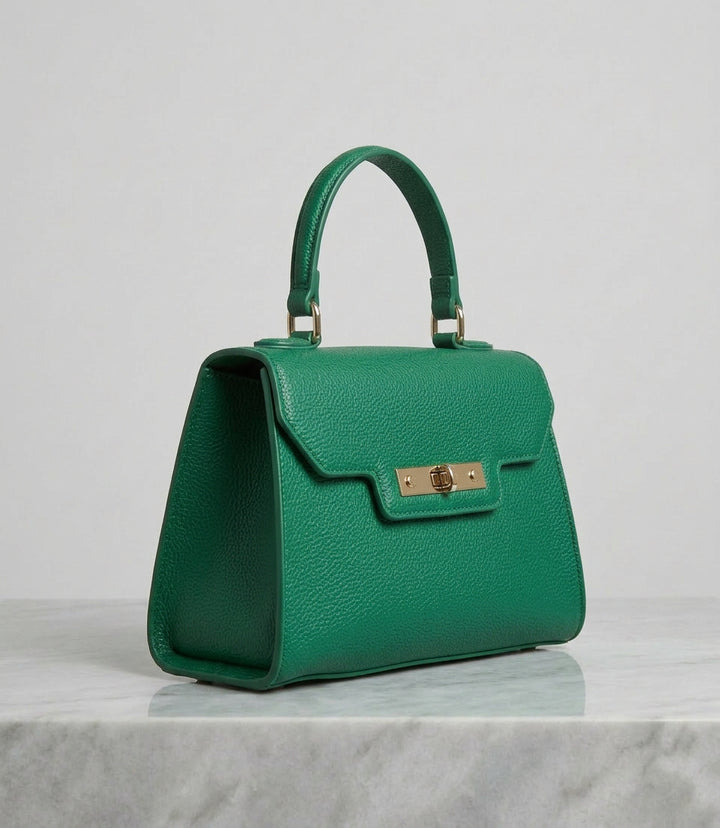 Emerald Green Mini Top-Handle Satchel