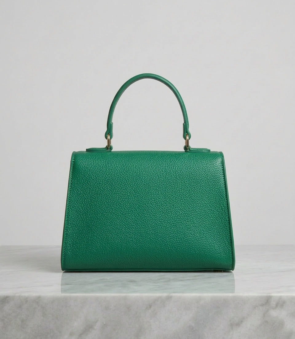 Emerald Green Mini Top-Handle Satchel