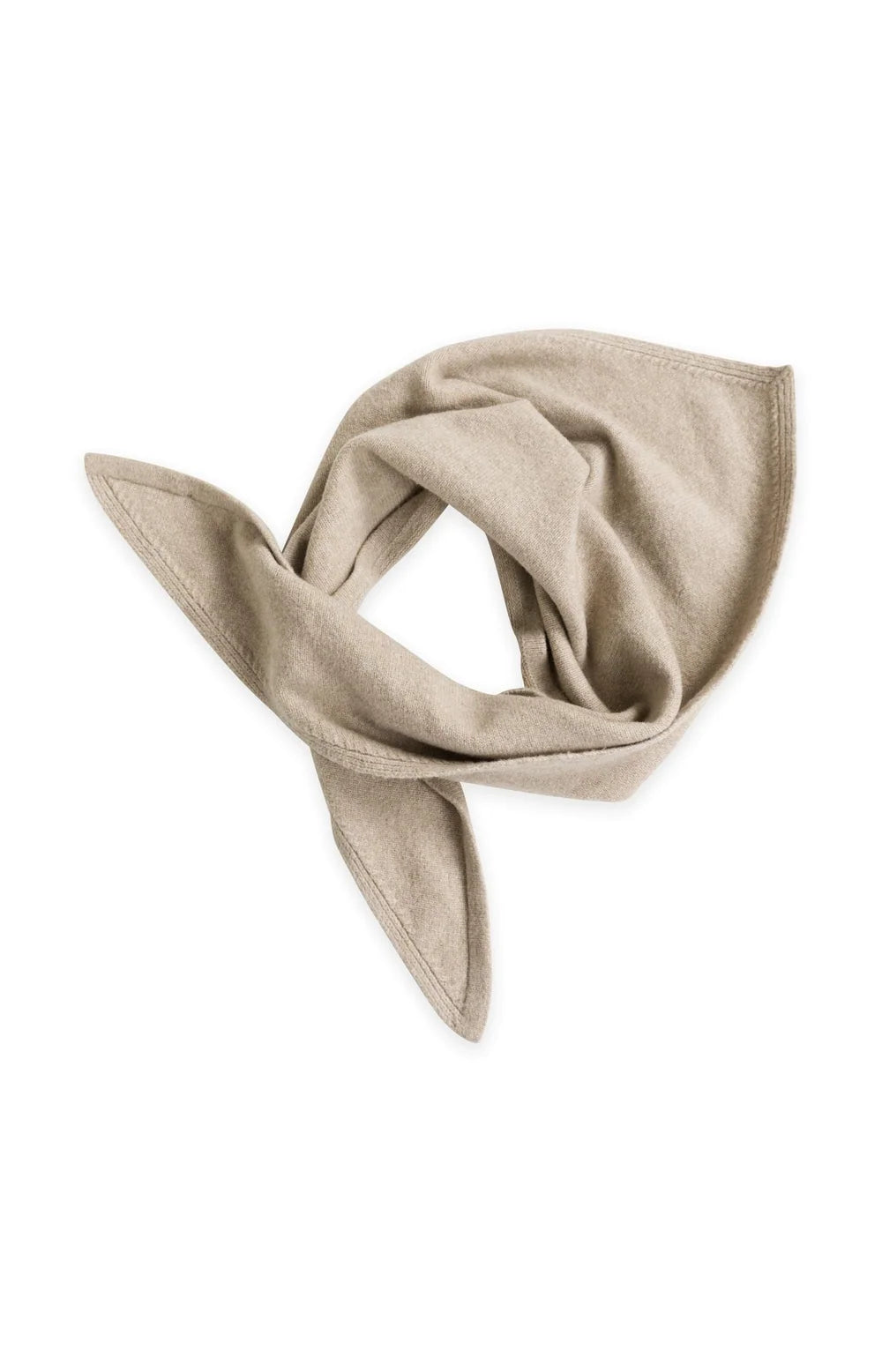 YAYA Knitted Hooded Snood, Pure Cashmere Grey Melange