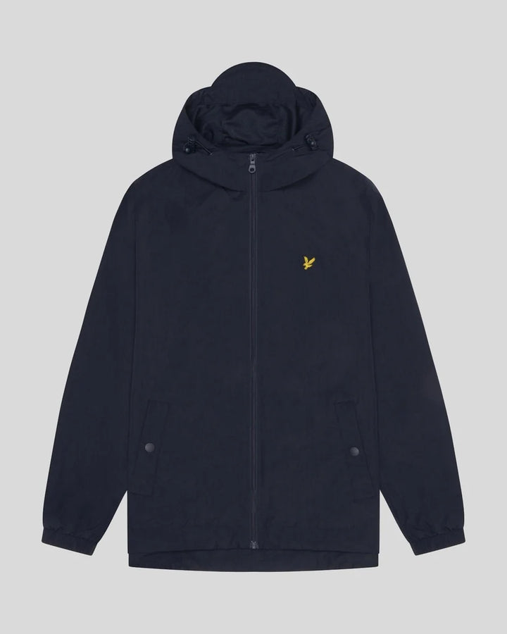 Lyle & Scott Water Resistant Hooded Jacket, Dark Navy