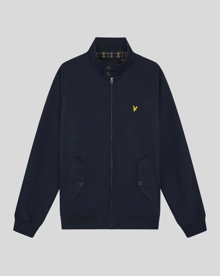 Lyle & Scott Dark Navy Cotton Harrington Jacket