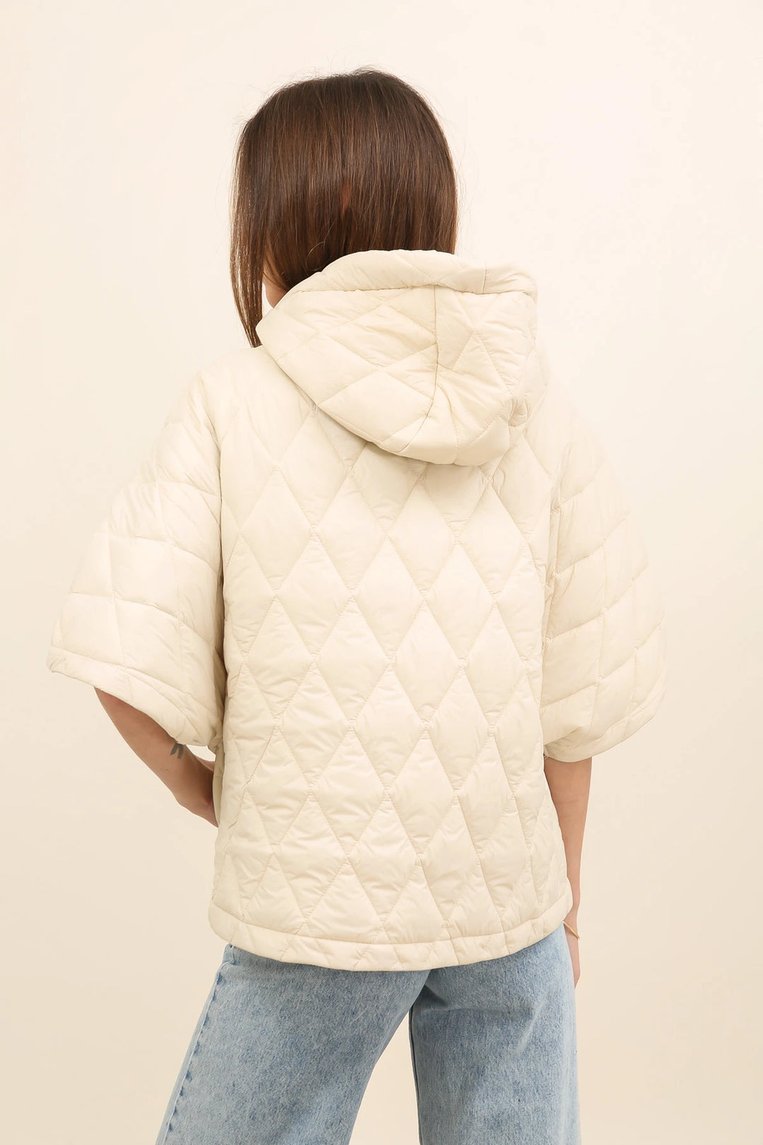 Oversized Lightweight Batwing Quilted Jacket