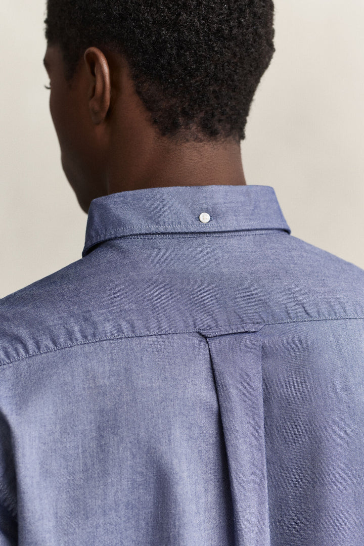 GANT Regular Fit Cotton Oxford Shirt, Persian Blue